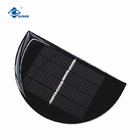 Portable 0.3W thin film poly silicon solar panel ZW-R85.4 Semicircle customization Solar Panel